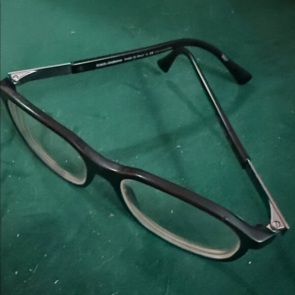 Classic Black Glasses Prescription -1.25 Lenses LIKE NEW Dolce & Gabbana Eyewear